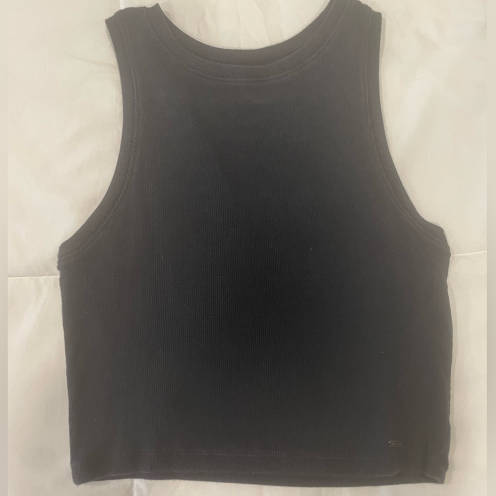 Hollister Black Ribbed Top